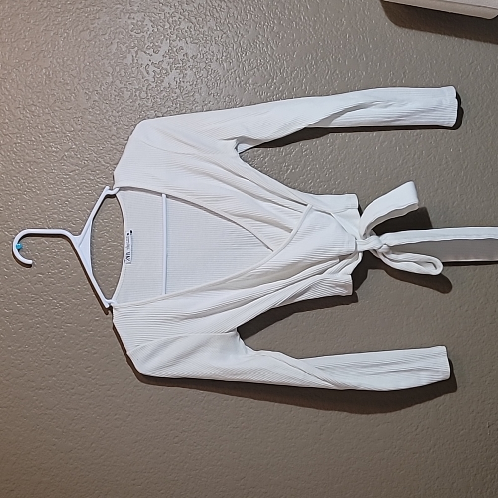 White Zara Top